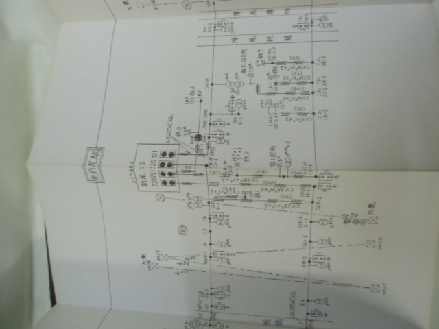 画像: 電灯電力高圧・信号高圧 配電線路系統図 門司鉄道管理局 昭和５３年２月１日改定