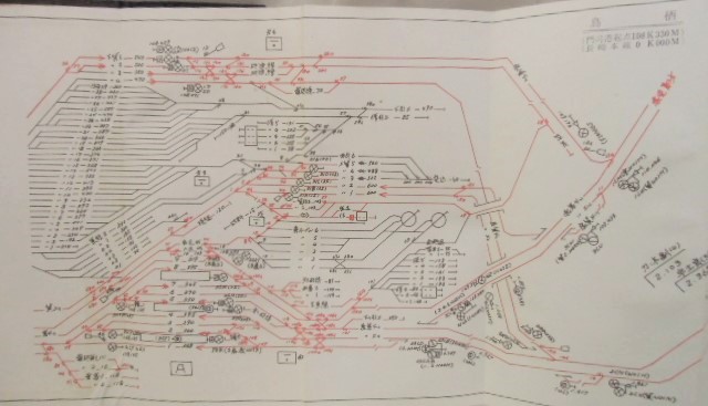 画像: 長崎本線・佐世保線  架線範囲図及び信号機位置図  昭和５１年３月