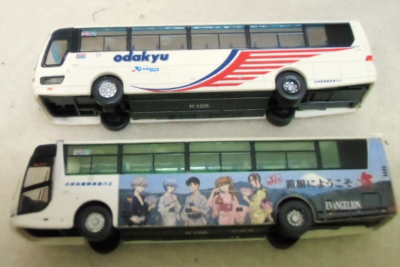 画像: 小田急箱根高速バス  エヴァンゲリヲンラッピングバス ２号機 運行記念セット