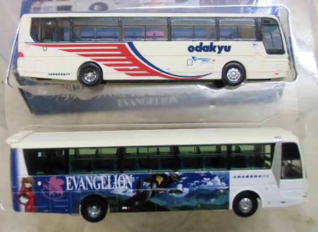 画像: 小田急箱根高速バス  エヴァンゲリヲンラッピングバス ２号機 運行記念セット