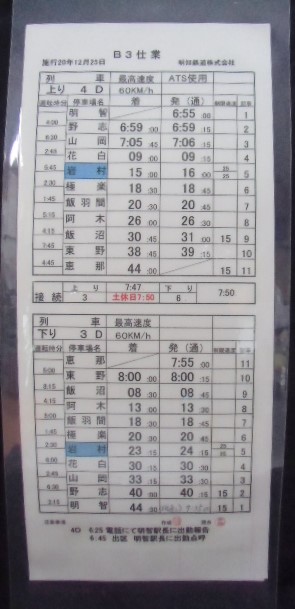 画像: 明智鉄道 B3仕業  (明智ー恵那)