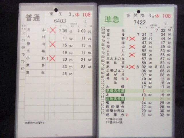 画像: 神戸電鉄 休日１０８仕業 全揃い