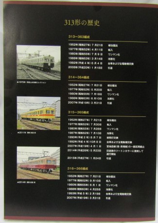 画像: 復刻版電車カタログ  ３１３型