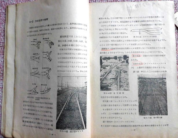 画像: 通信教育教科書　第一部　「運転保守及び線路」　日本国有鉄道　昭和４５年６月　