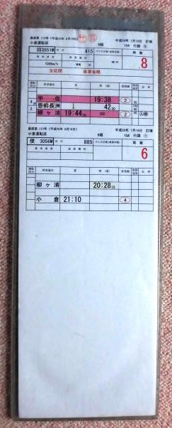 画像: 特急　「ドリームにちりん」７８３系（小倉―博多）　　小倉運転区　６組　１０４行路　（６）〜（９）　