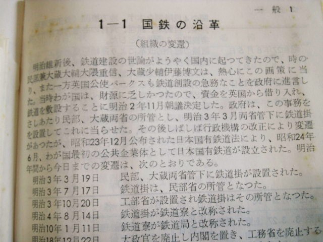 統計ダイジェスト 「鉄道要覧」 昭和４１年度版 日本国有鉄道編