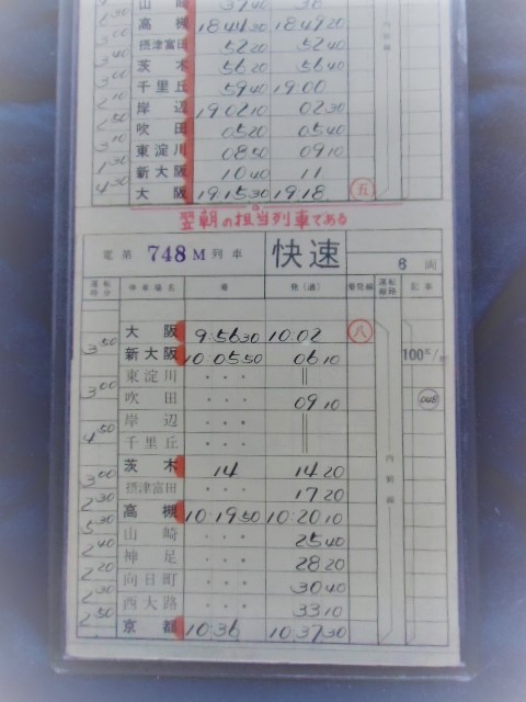 画像: 高槻電車区　第113仕業　ケース入り揃い　昭和59年1月22日