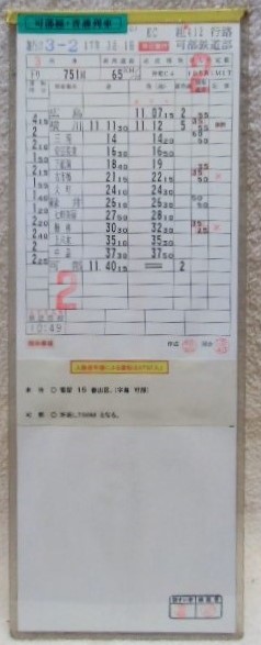 画像1: 可部線　可部鉄道部　ＥＣ組４１２行路　(3)・(4)仕業　平成１７年３月１日改正