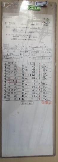 画像1: 国鉄時代　多度津運転区　DLCECー1組　１０６行路　ケース入り1枚