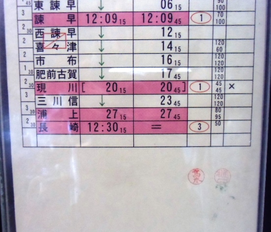 画像: 特急 「かもめ１１号」 　７８３系  （肥前山口ー長崎） 長崎運輸セ 　１組編 ７行路(２) 平成１６年２月