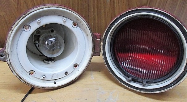 画像: 国鉄型　415形後方標識灯（尾灯）家庭用１００Vで点灯