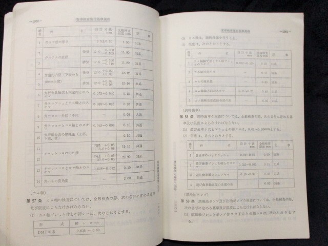 画像: 「客車検査施行基準規程」昭和60年3月　日本国有鉄道車両局