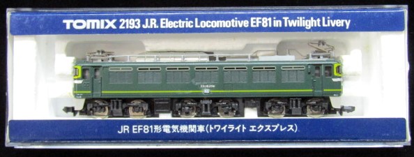 中古Nゲージ トミックス 品番２１９３ 「JR EF81形 電気機関車