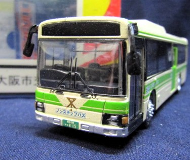 画像: ダイキャストモデル　１/８０　大阪市交通局路線バス