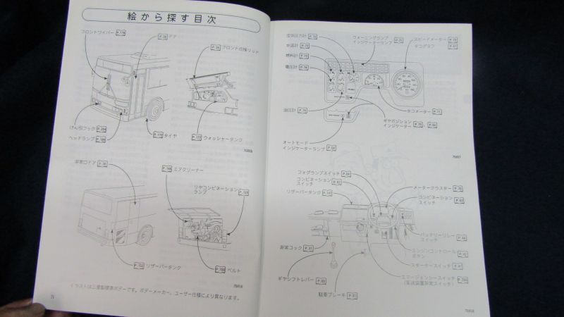 画像: 三菱自動車「ふそう　ニューエアロスター　取扱説明書　1996年9月発行」