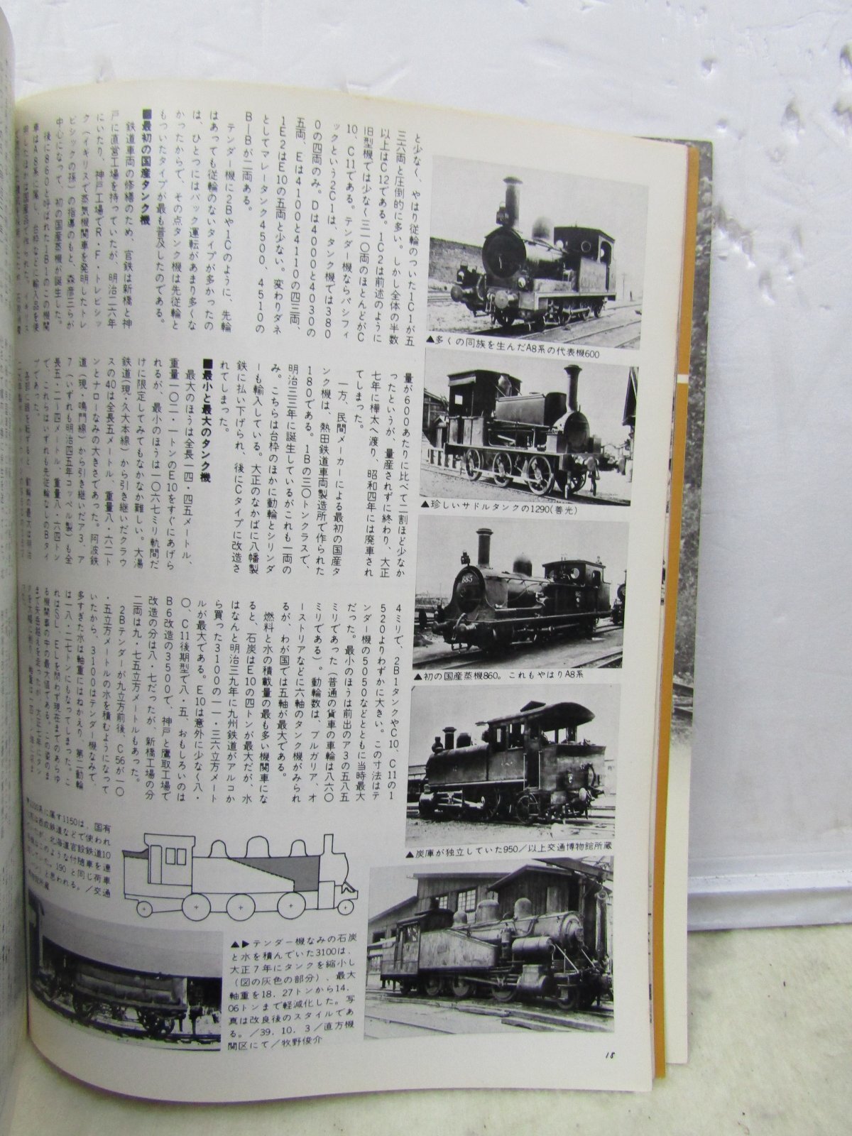 画像4: 月刊　蒸気機関車　「Ｎ０４０」　１９７５年１１月号　　タンク機関車特集