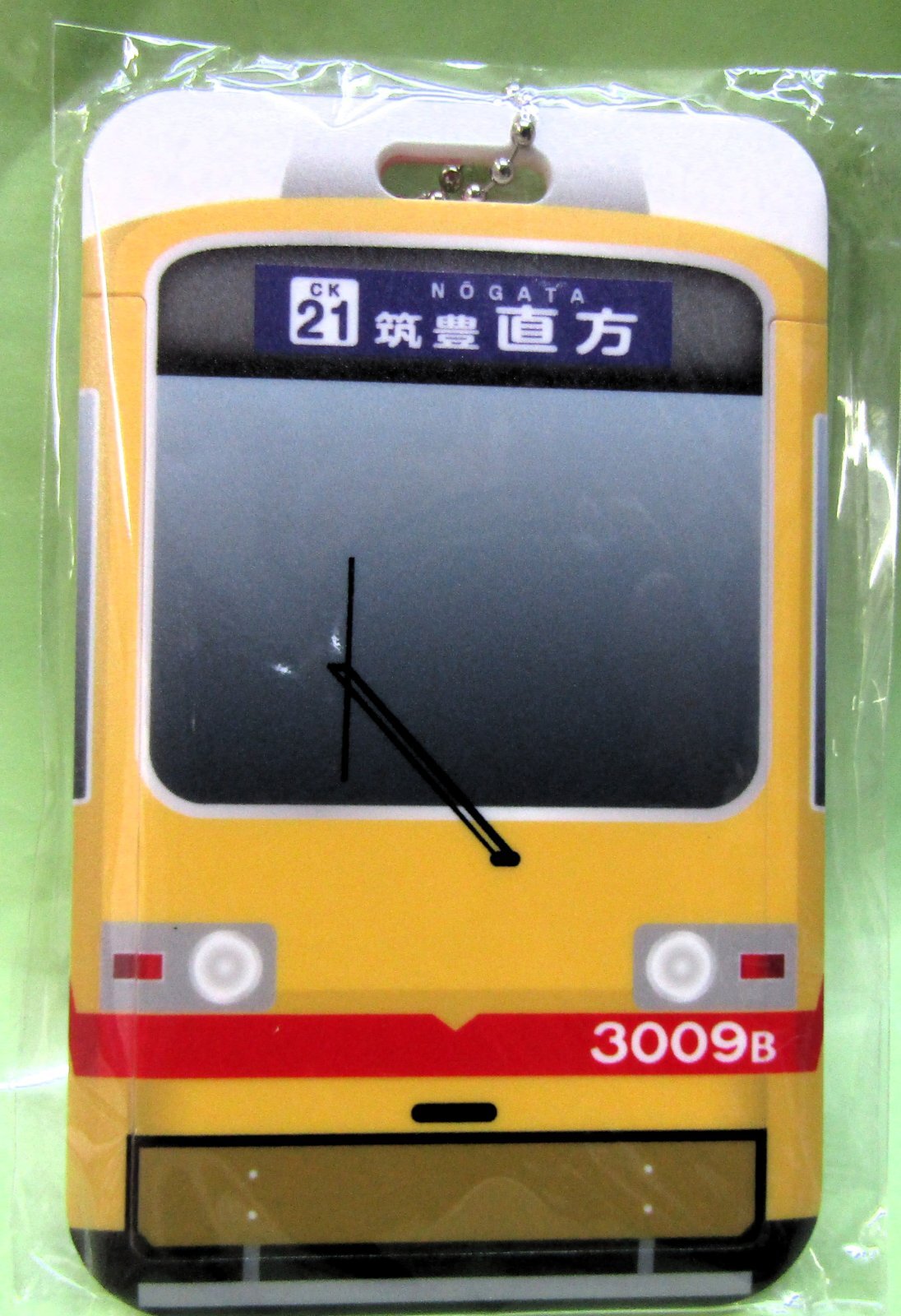 画像1: ICカードケース　筑豊電鉄　黄電３００９号