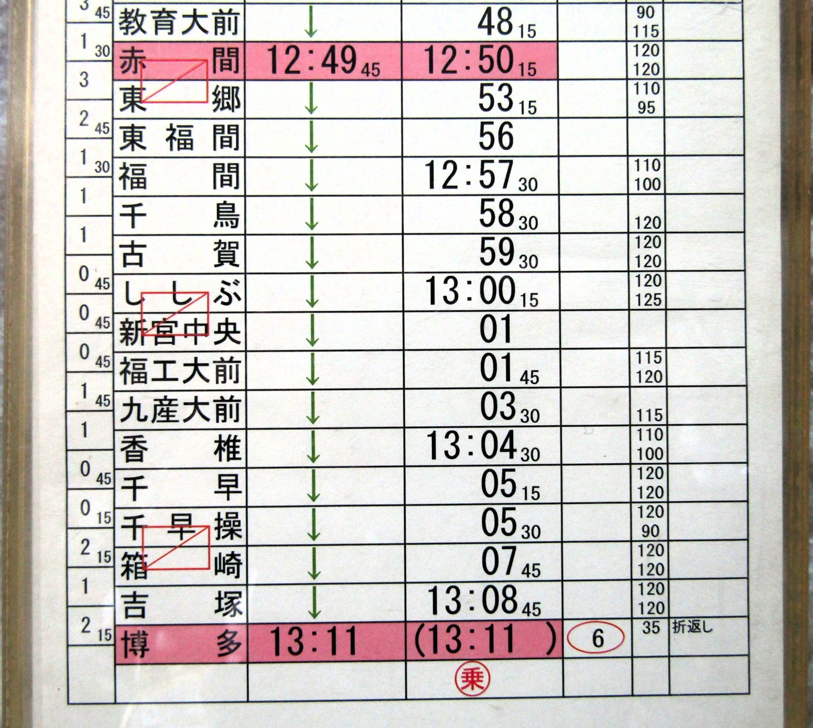 画像5: ７８７系　きらめき１１号　門司港運転区　休日/平日　３組　４２行路　（１）（２）ケース入り