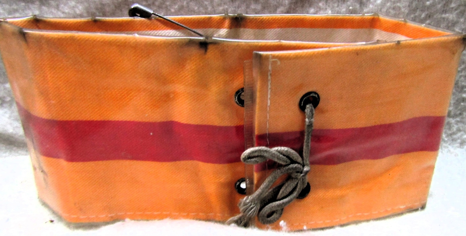 画像2: 腕章　「作業指揮者　電力」　使用品